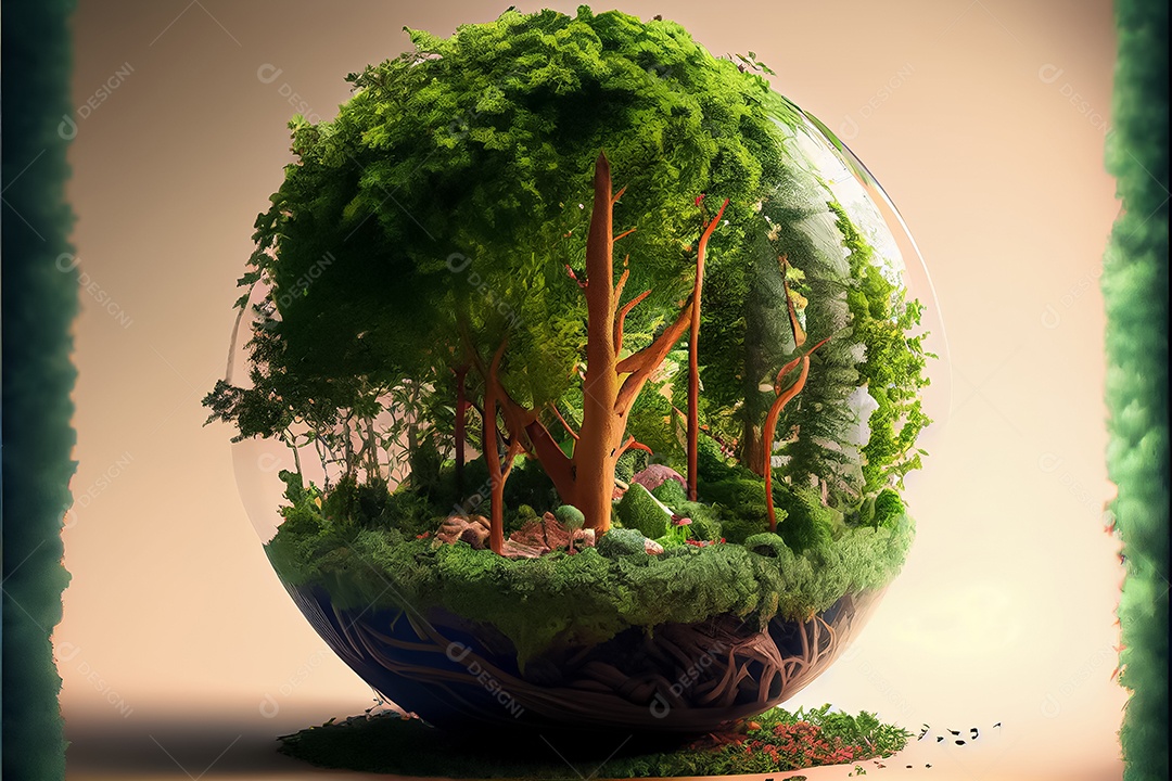 Dia mundial da floresta realista 21 de março