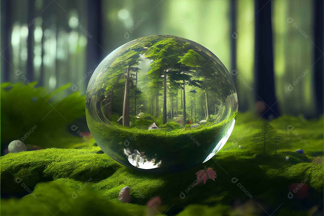 Dia mundial da floresta realista 21 de março