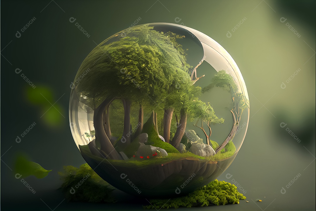 Dia mundial da floresta realista 21 de março