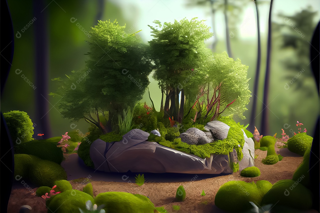 Dia mundial da floresta realista 21 de março