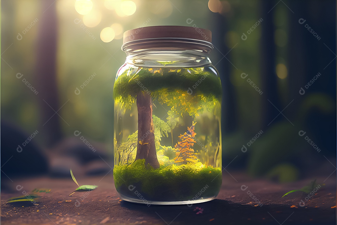 Dia mundial da floresta realista 21 de março