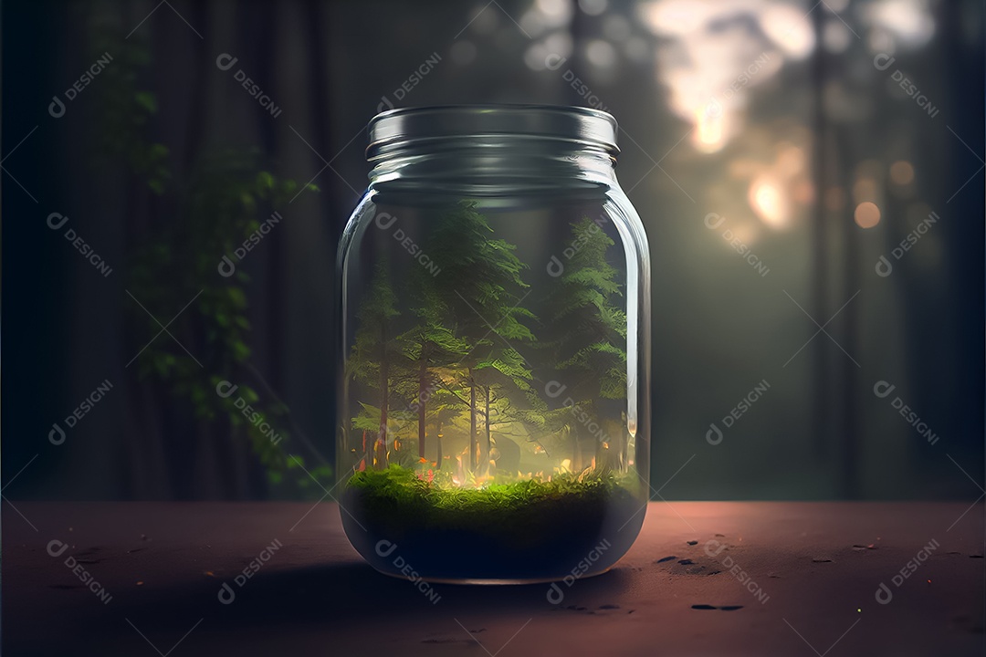 Dia mundial da floresta realista 21 de março