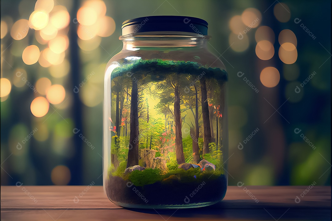 Dia mundial da floresta realista 21 de março