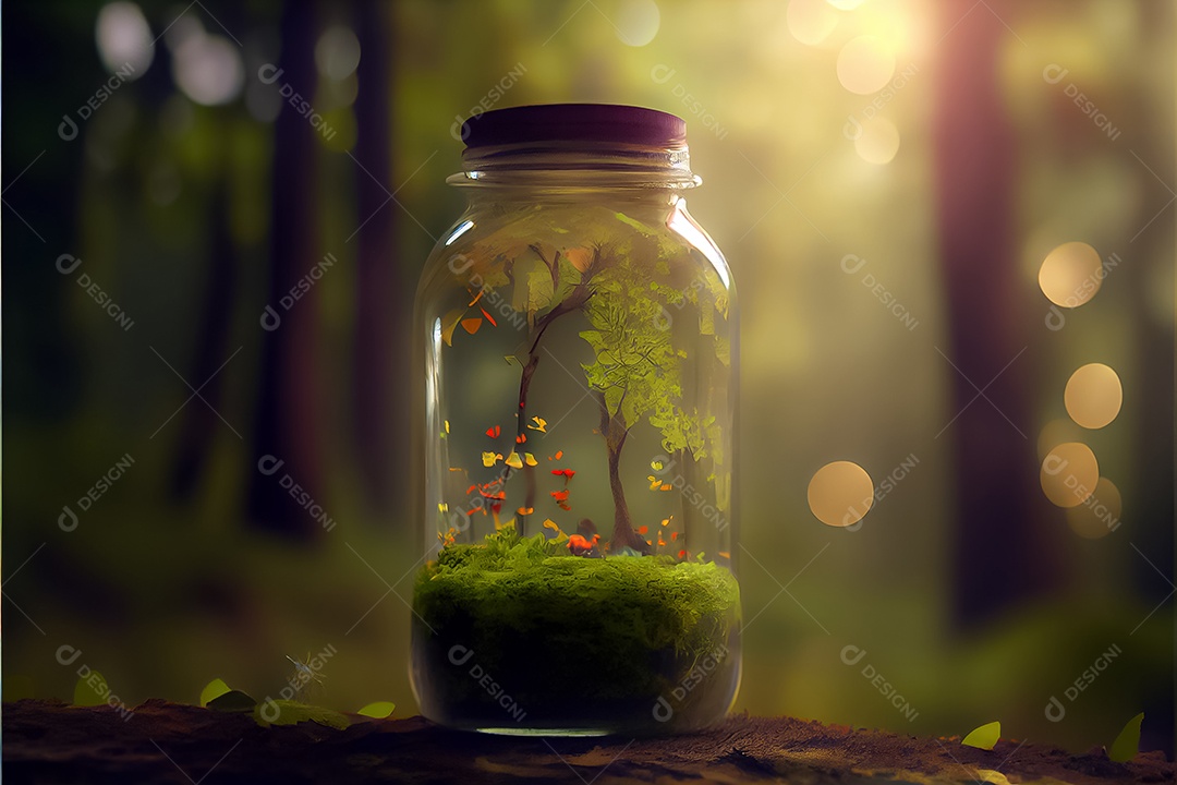 Dia mundial da floresta realista 21 de março