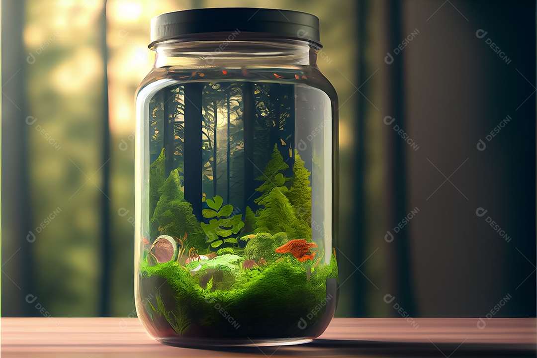 Dia mundial da floresta realista 21 de março