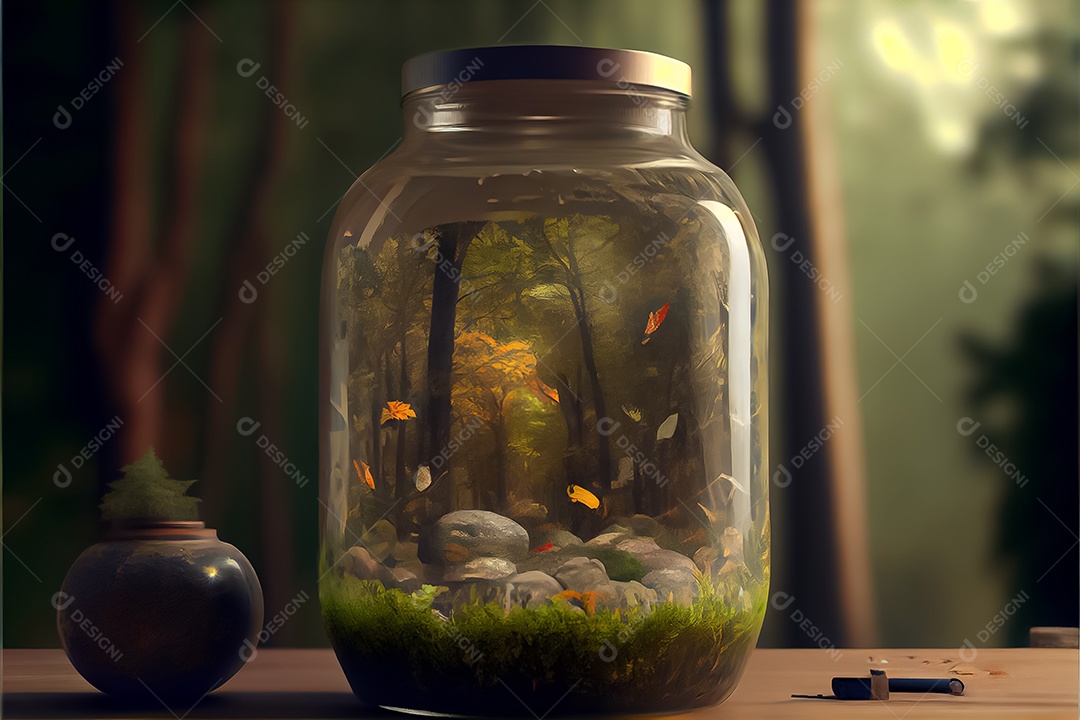 Dia mundial da floresta realista 21 de março