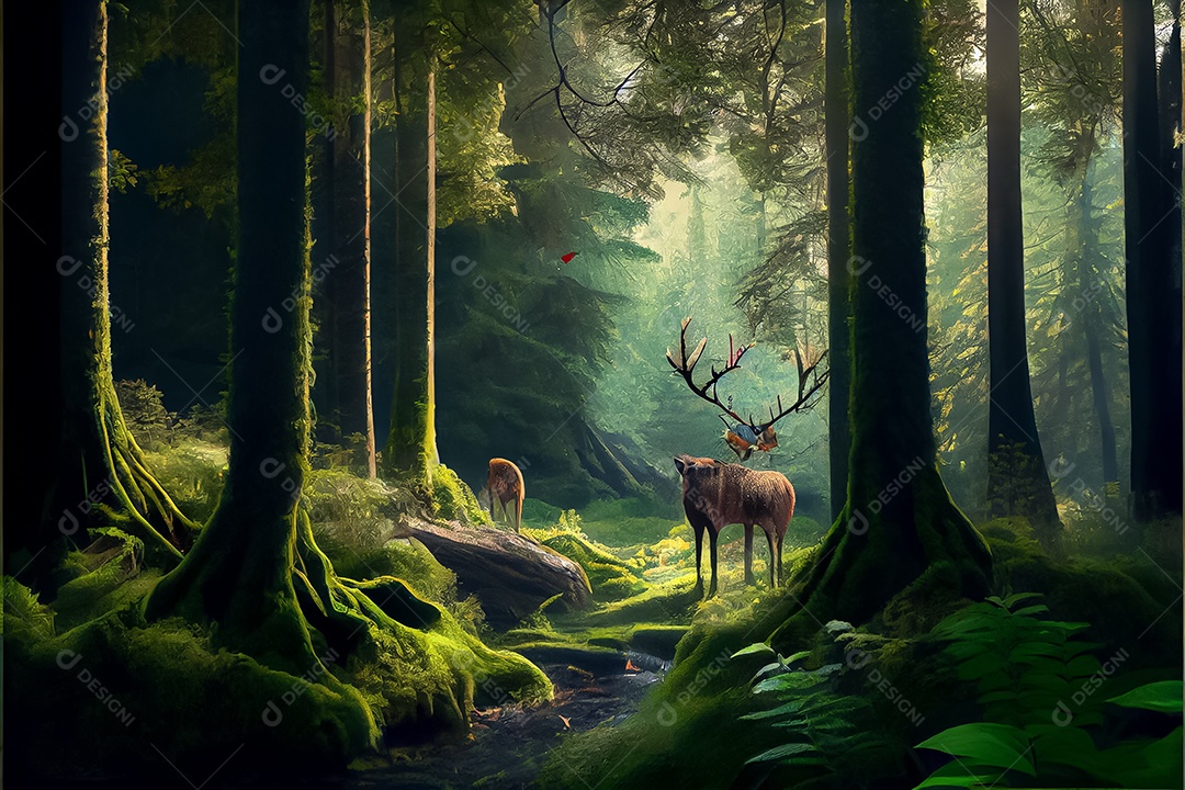 Dia mundial da floresta realista 21 de março