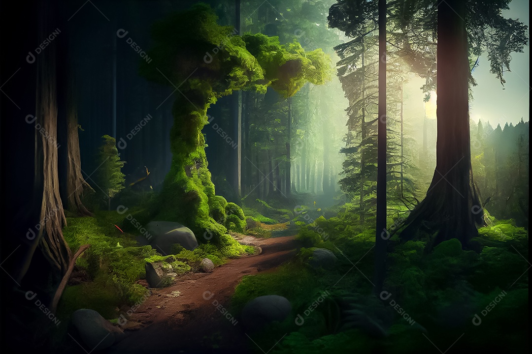 Dia mundial da floresta realista 21 de março