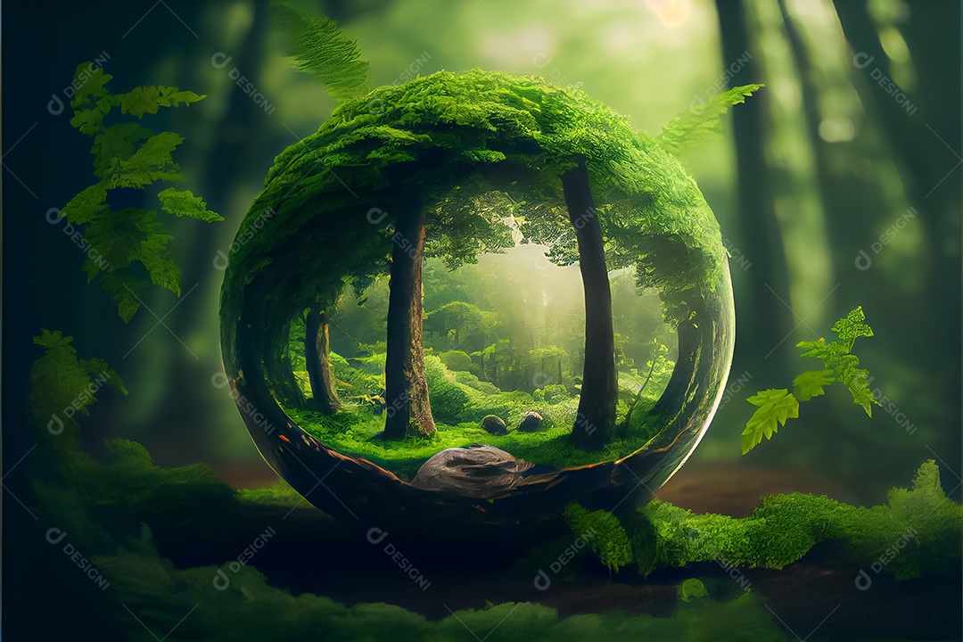 Dia mundial da floresta realista 21 de março