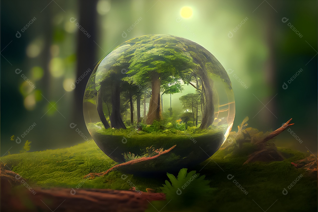 Dia mundial da floresta realista 21 de março