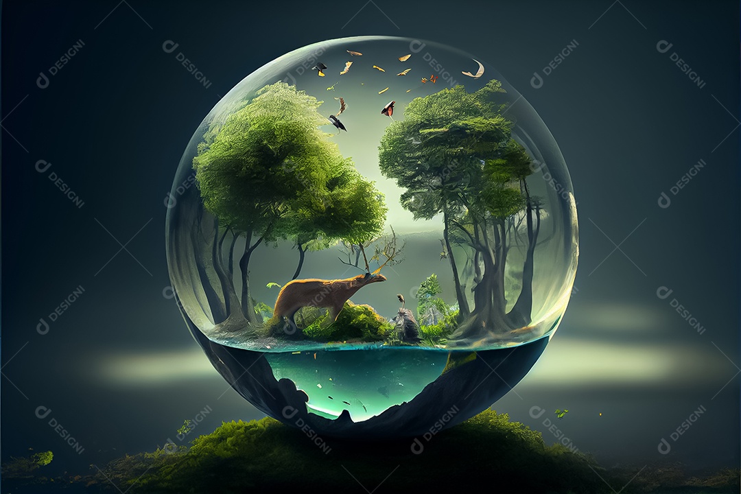 Dia mundial da floresta realista 21 de março