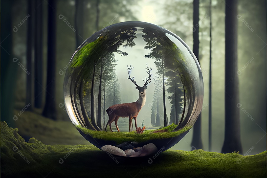 Dia mundial da floresta realista 21 de março