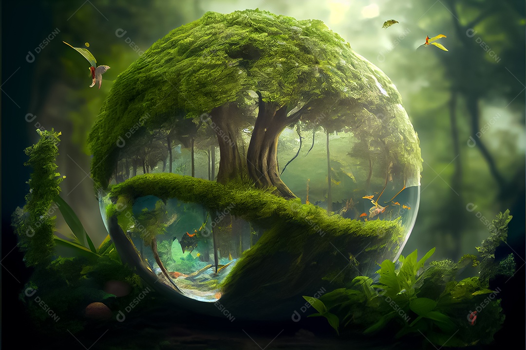 Dia mundial da floresta realista 21 de março