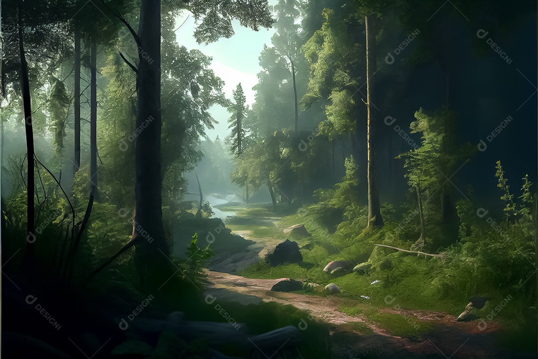 Dia mundial da floresta realista 21 de março