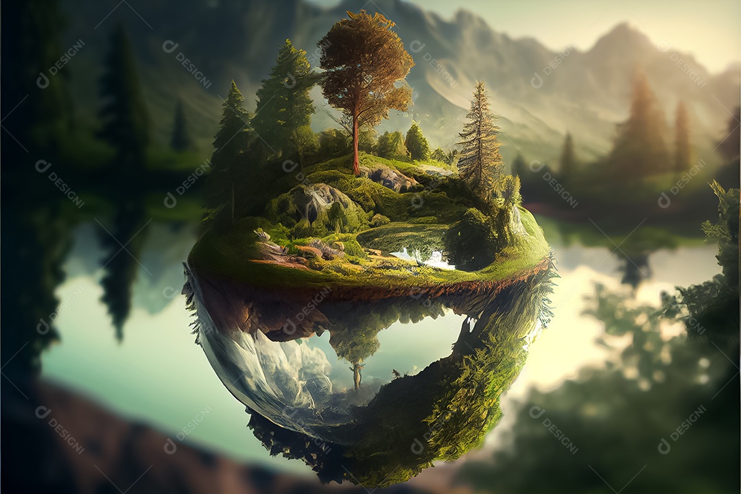 Dia mundial da floresta realista 21 de março