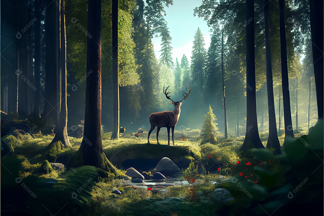 Dia mundial da floresta realista 21 de março