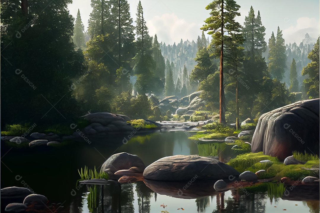 Dia mundial da floresta realista 21 de março