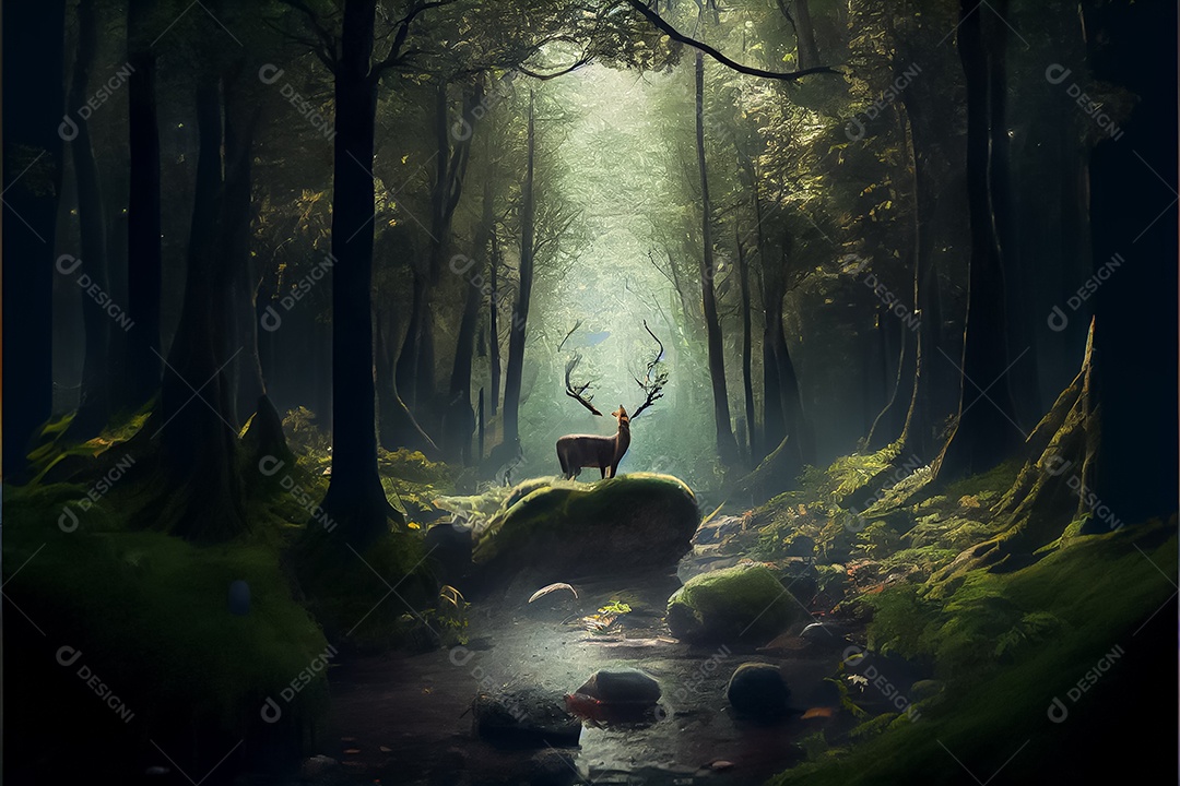 Dia mundial da floresta realista 21 de março