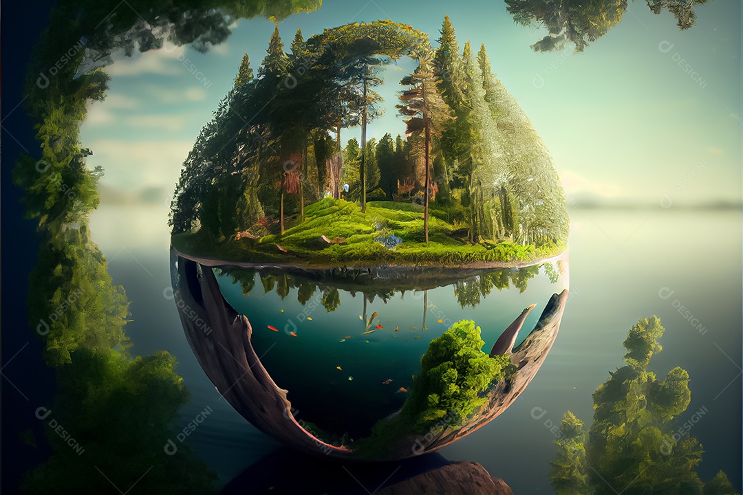 Dia mundial da floresta realista 21 de março