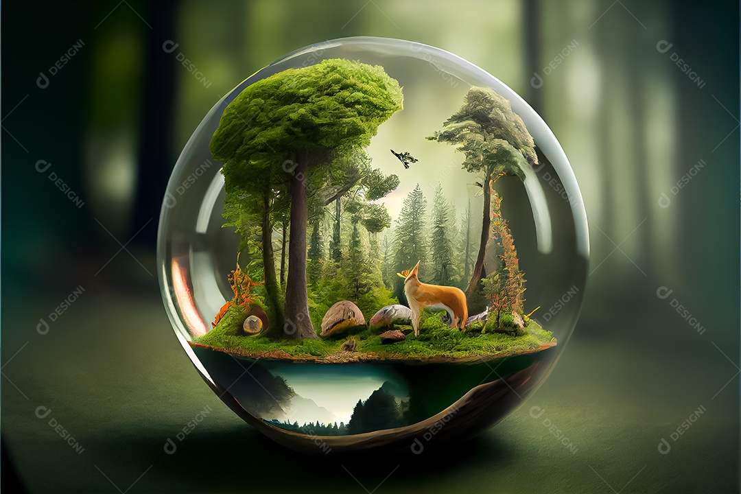 Dia mundial da floresta realista 21 de março