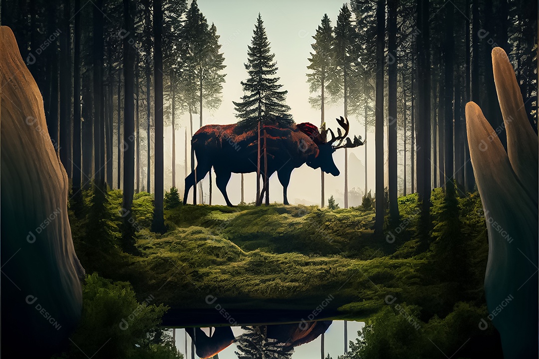 Dia mundial da floresta realista 21 de março