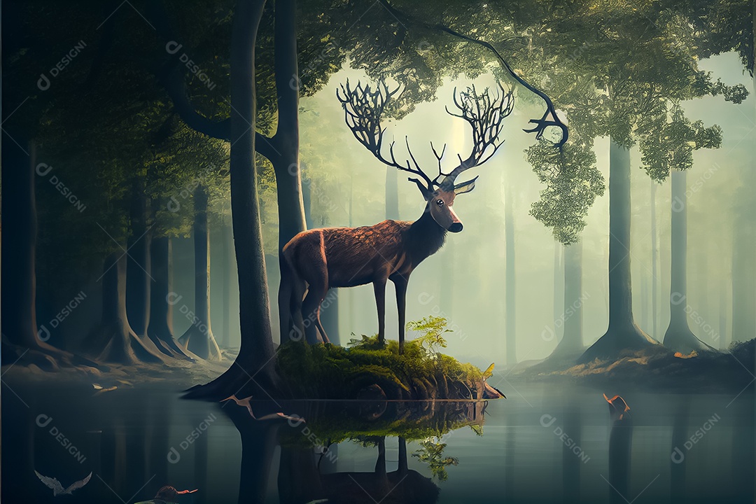 Dia mundial da floresta realista 21 de março