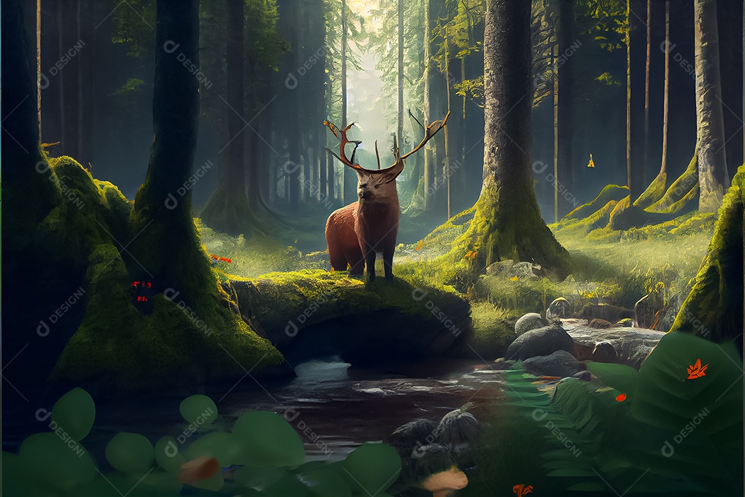 Dia mundial da floresta realista 21 de março