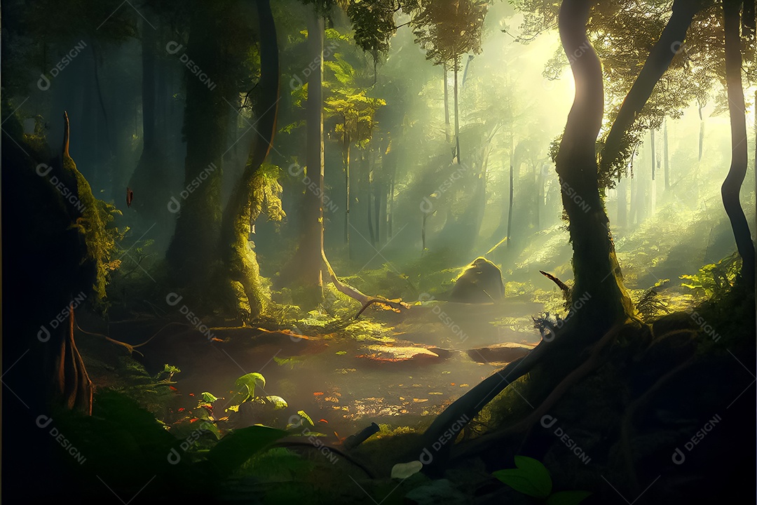 Dia mundial da floresta realista 21 de março