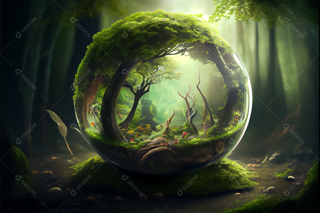 Dia mundial da floresta realista 21 de março