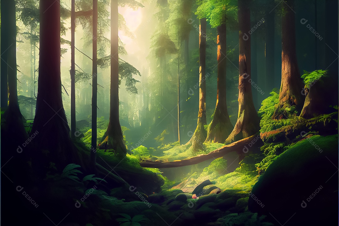 Dia mundial da floresta realista 21 de março