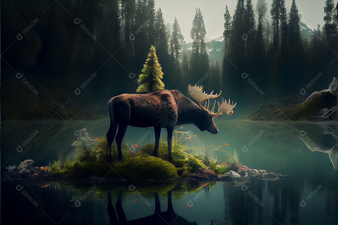 Dia mundial da floresta realista 21 de março