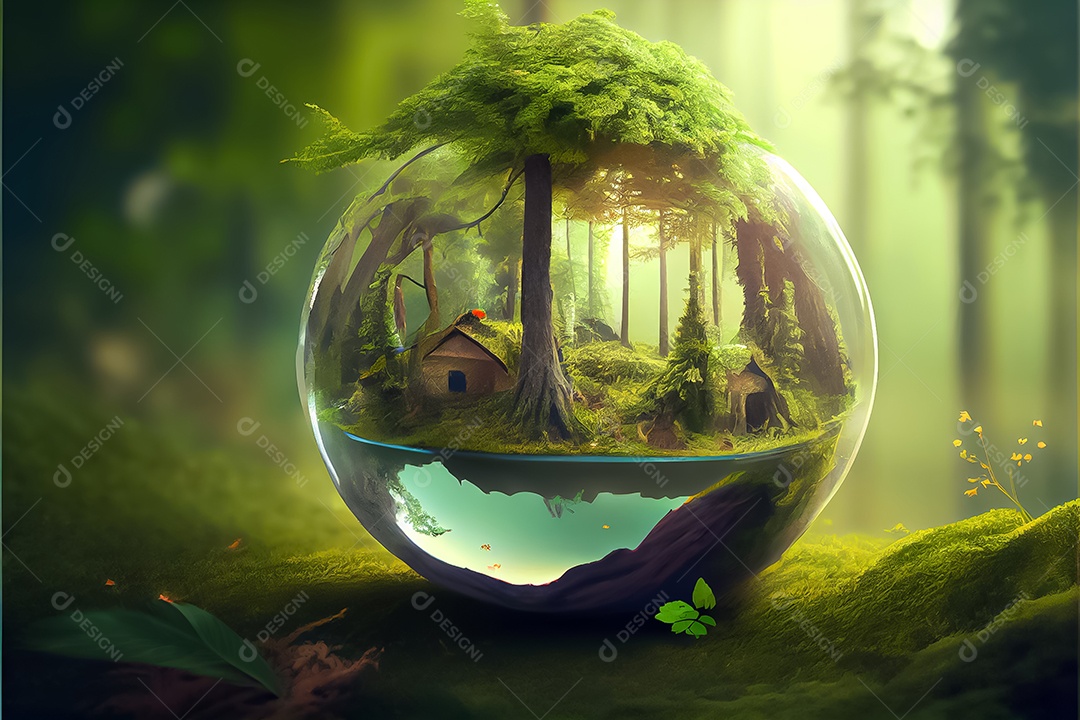 Dia mundial da floresta realista 21 de março