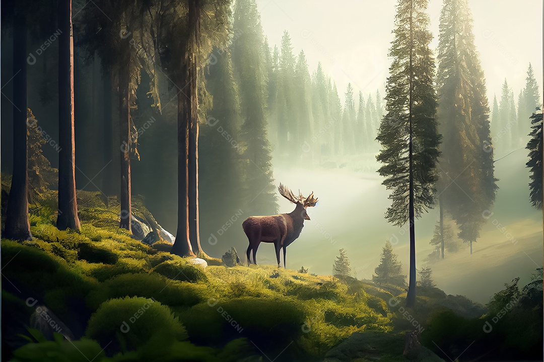 Dia mundial da floresta realista 21 de março