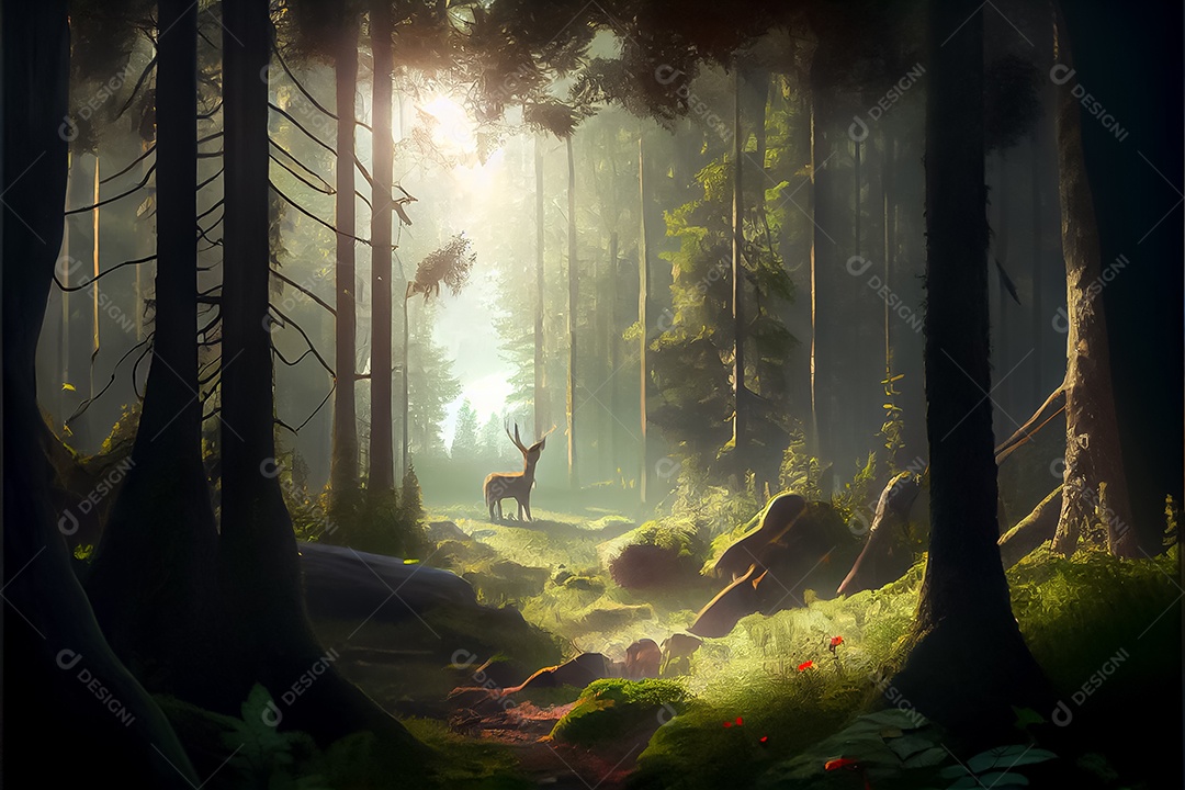 Dia mundial da floresta realista 21 de março