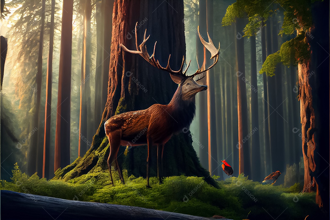 Dia mundial da floresta realista 21 de março