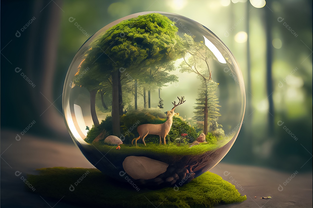 Dia mundial da floresta realista 21 de março