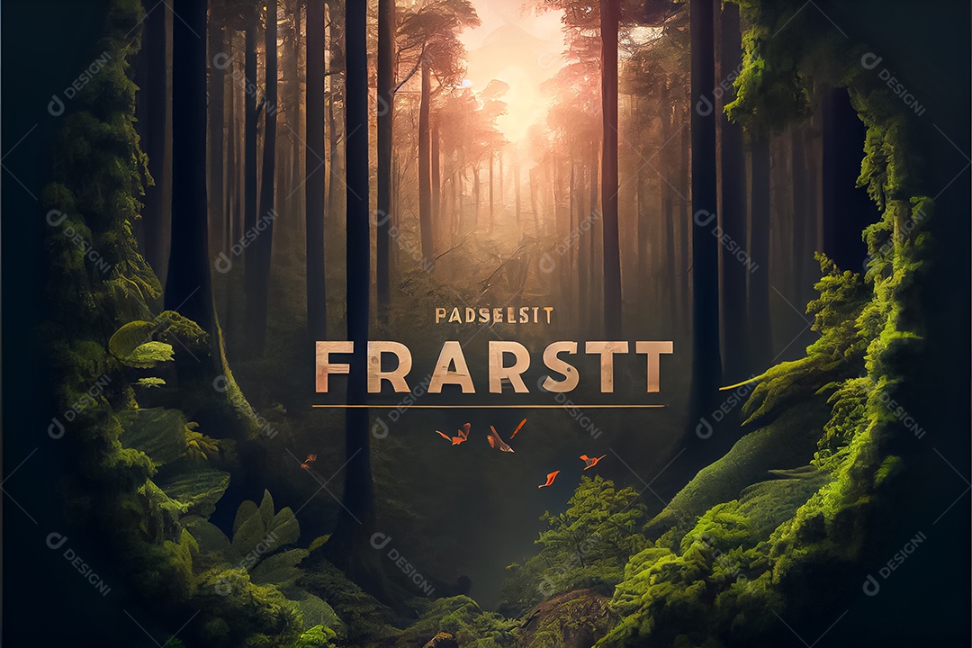 Dia mundial da floresta realista 21 de março