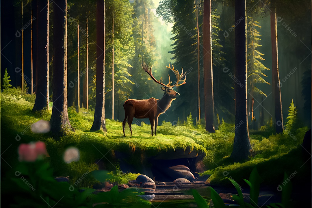 Dia mundial da floresta realista 21 de março