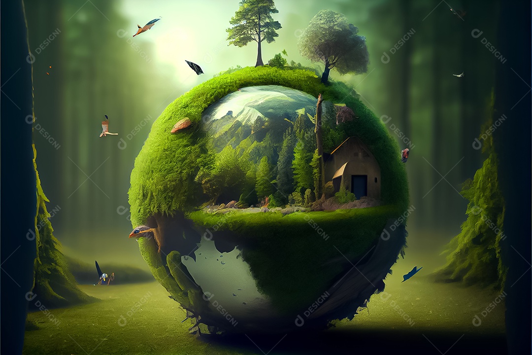 Dia mundial da floresta realista 21 de março