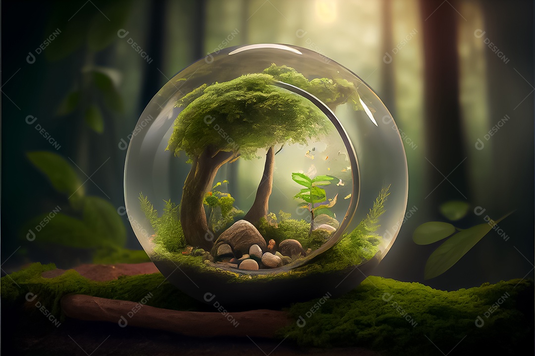 Dia mundial da floresta realista 21 de março