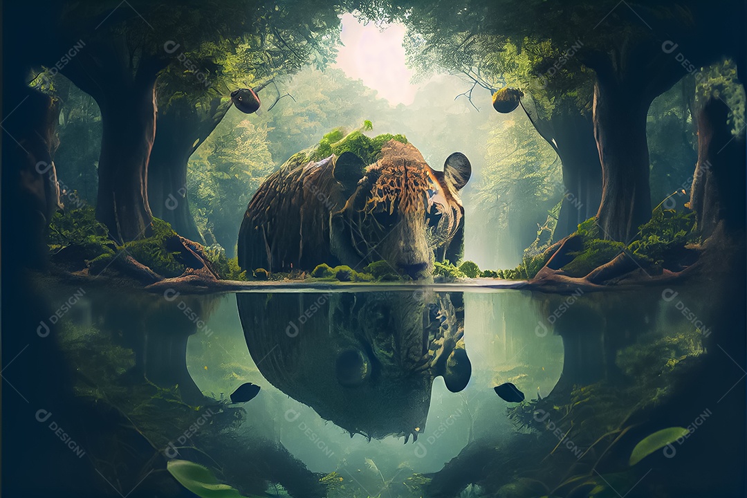 Dia mundial da floresta realista 21 de março