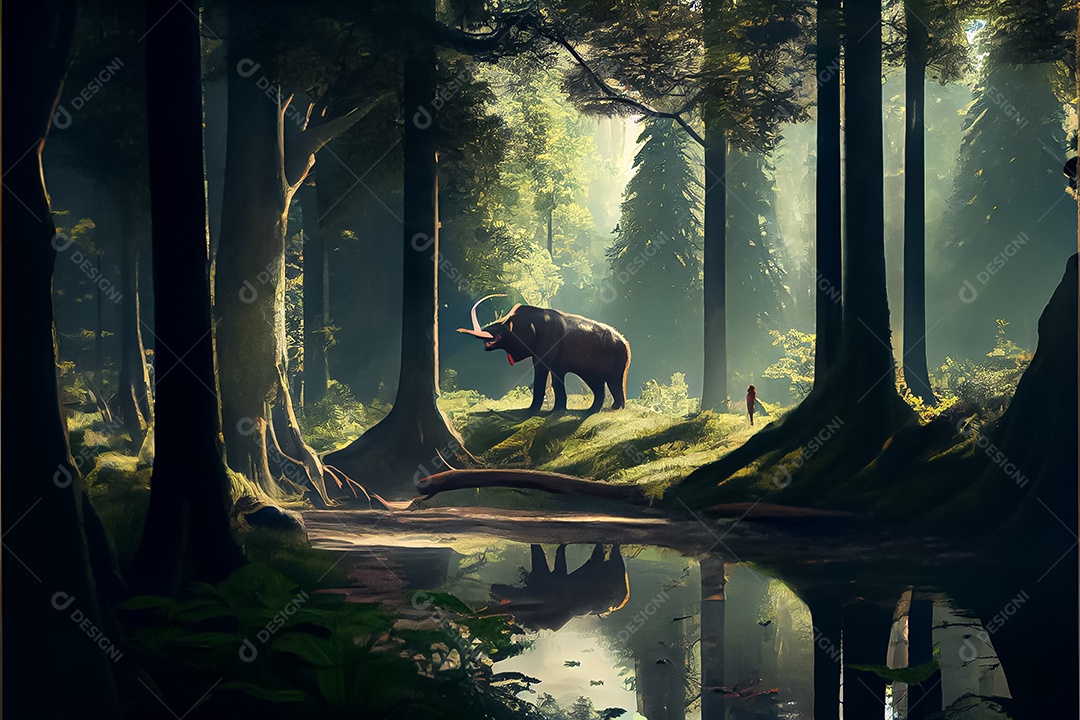 Dia mundial da floresta realista 21 de março