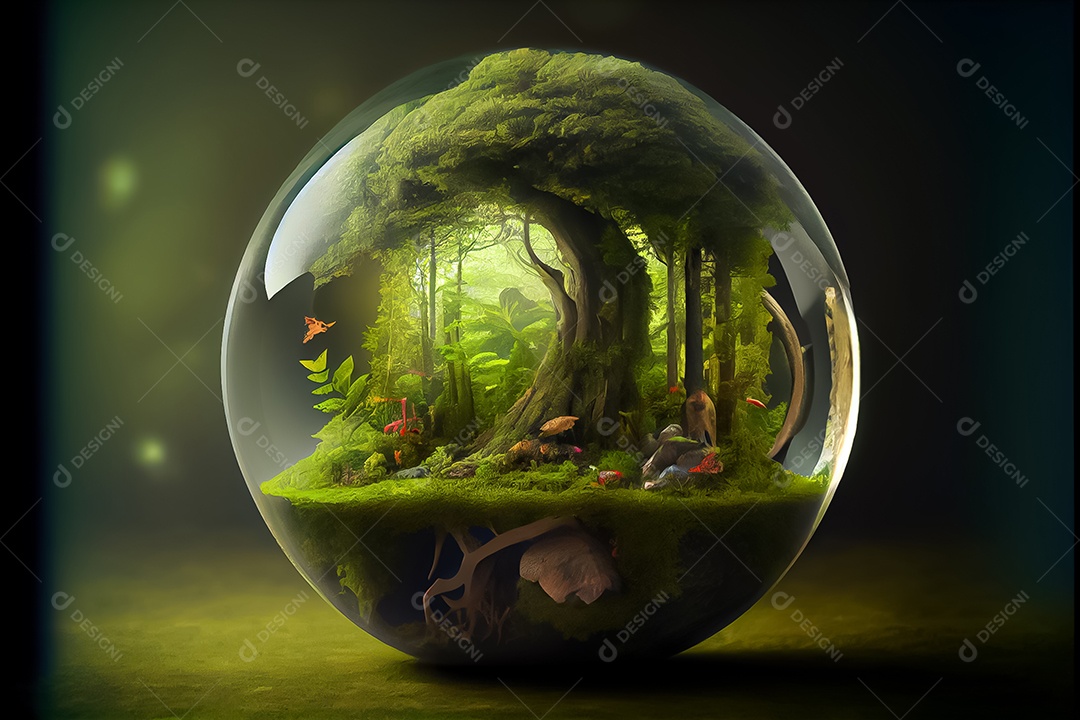 Dia mundial da floresta realista 21 de março