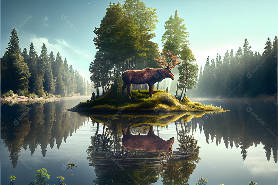 Dia mundial da floresta realista 21 de março