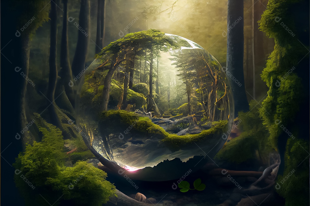 Dia mundial da floresta realista 21 de março