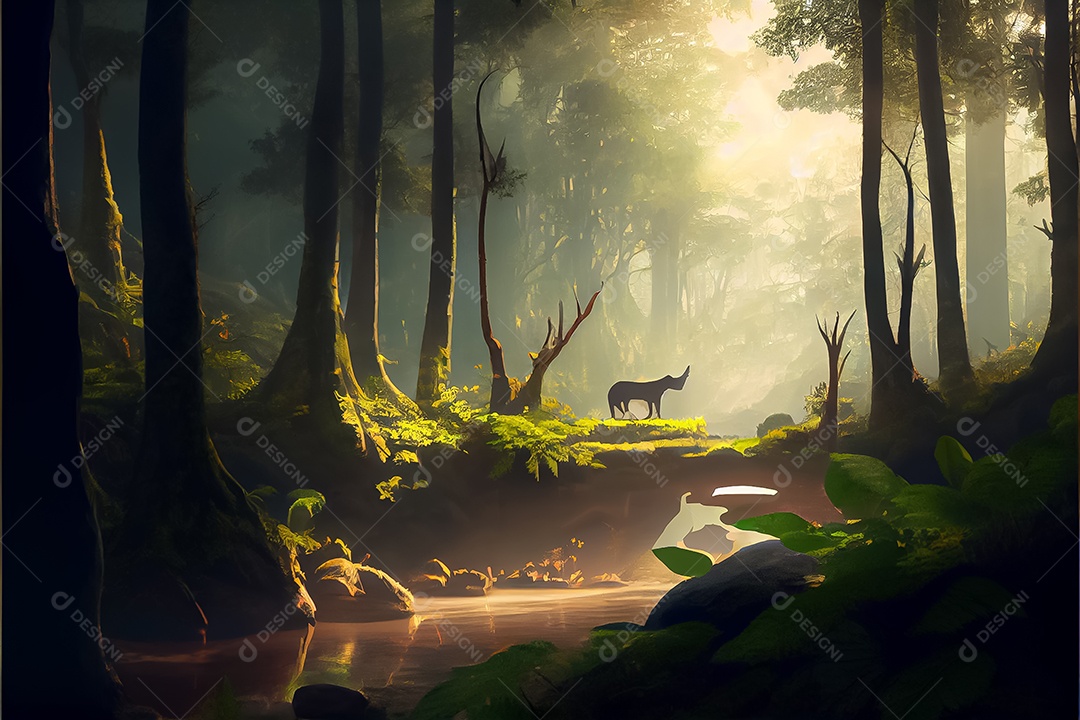 Dia mundial da floresta realista 21 de março