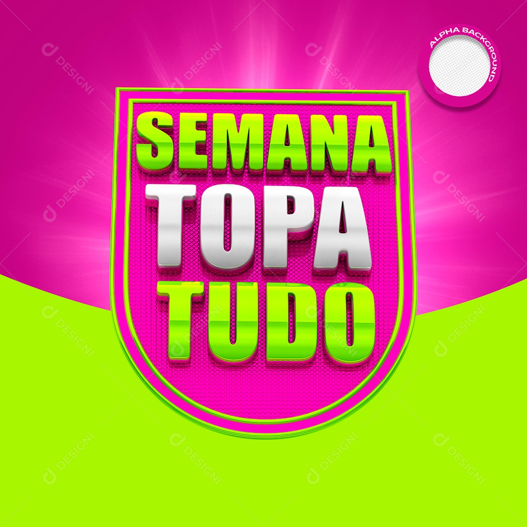 3D Stamp for Composition Topa Week All PSD For Composition