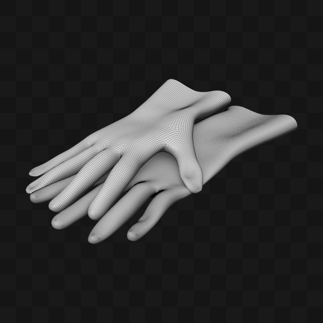 Luvas de Limpeza - Modelo 3D