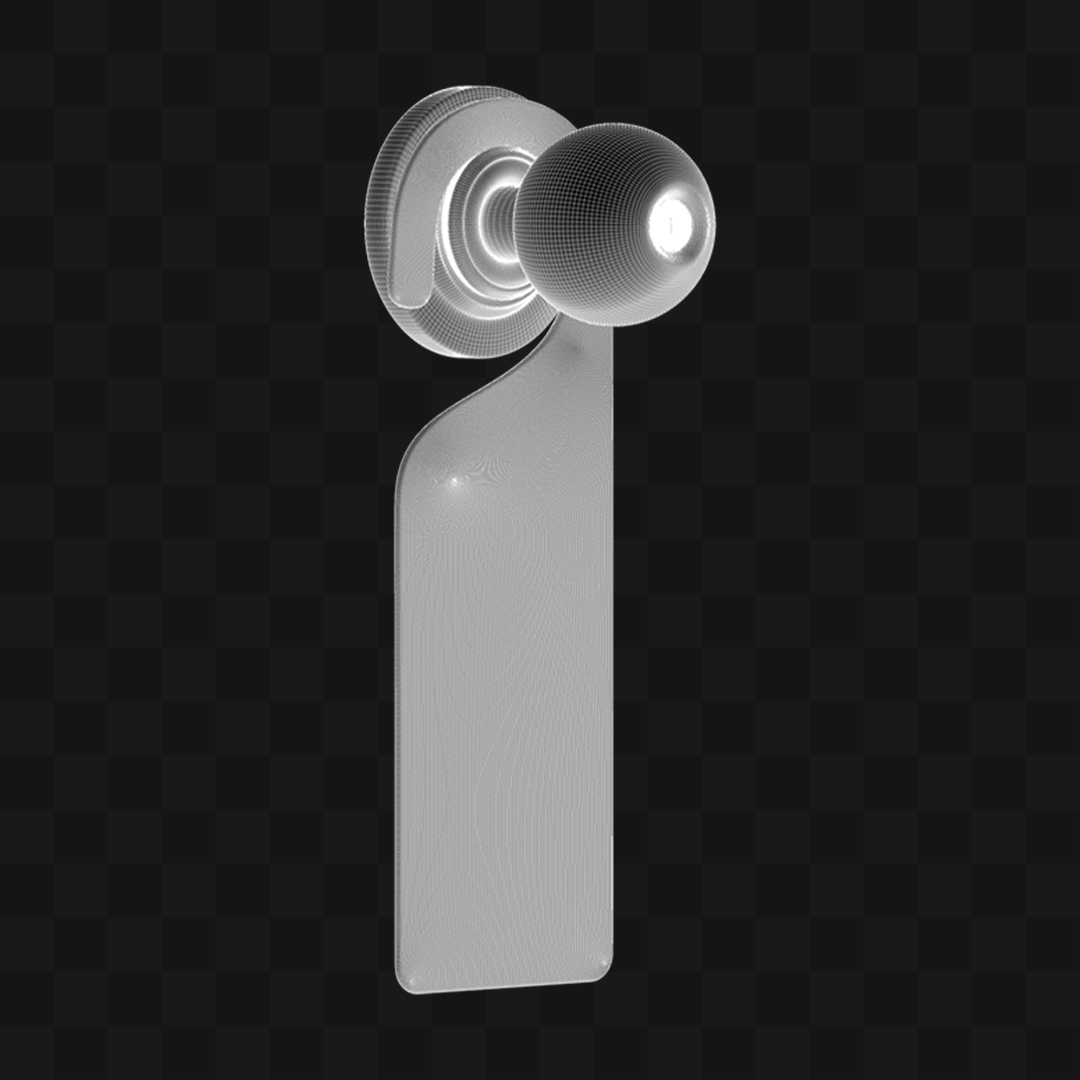 Maçaneta e Tag - Modelo 3D