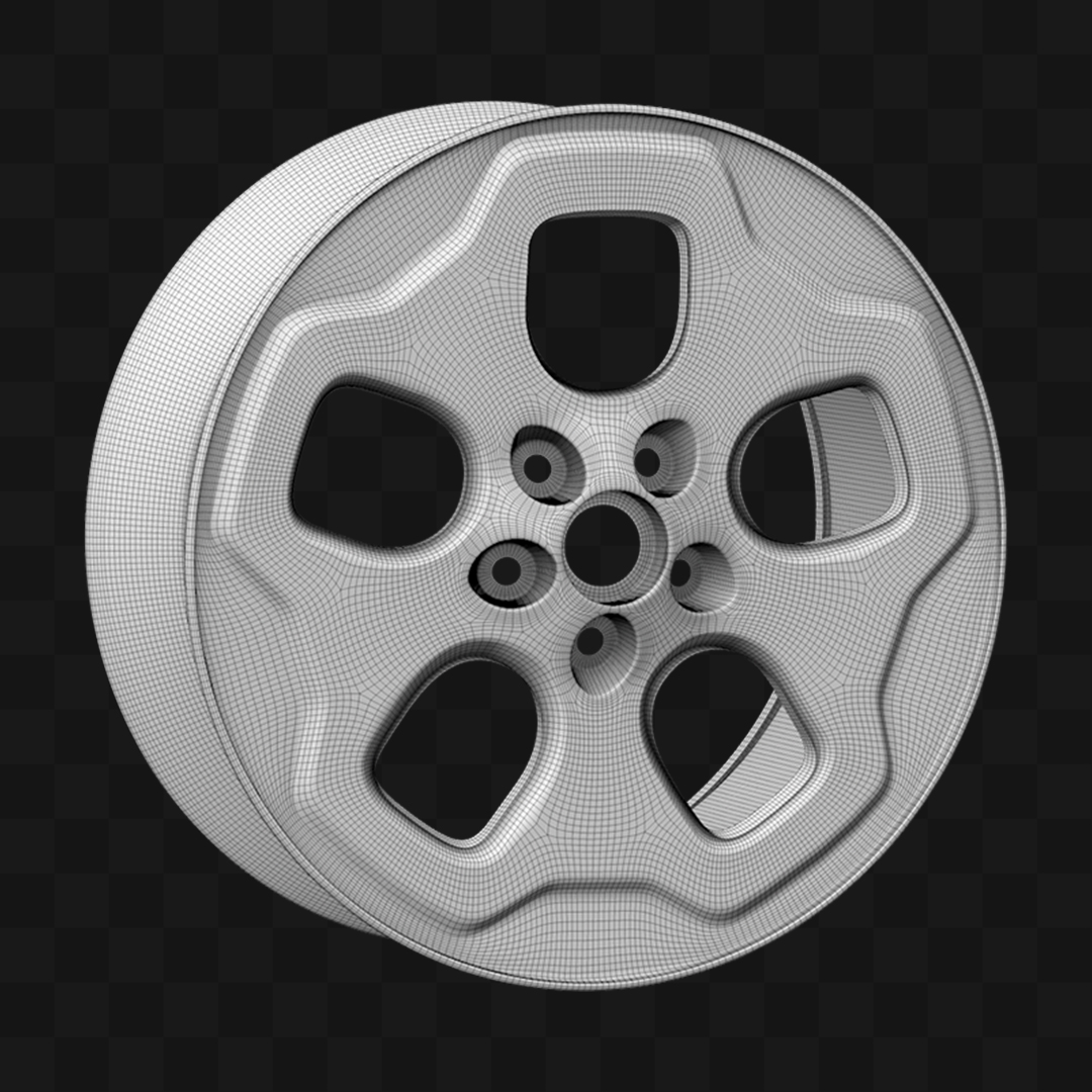 Roda de Carro - Modelo 3D